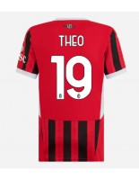 AC Milan Theo Hernandez #19 Domácí Dres pro Dámské 2024-25 Krátký Rukáv